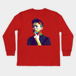 Rich Brian WPAP Kids Long Sleeve T-Shirt